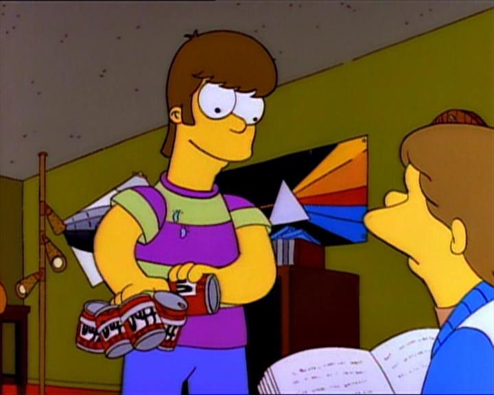 Dark Side of the Moon poster on The Simpsons (JPG)